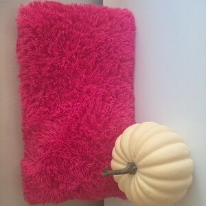 Pink Fuzzy Pillow